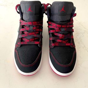 Nike Air Jordan 1 Mid PS SE ‘Fearless’ Black/Gym Red CU6618-062